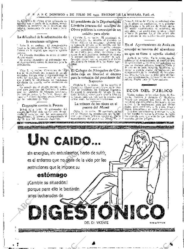 ABC MADRID 09-07-1933 página 26