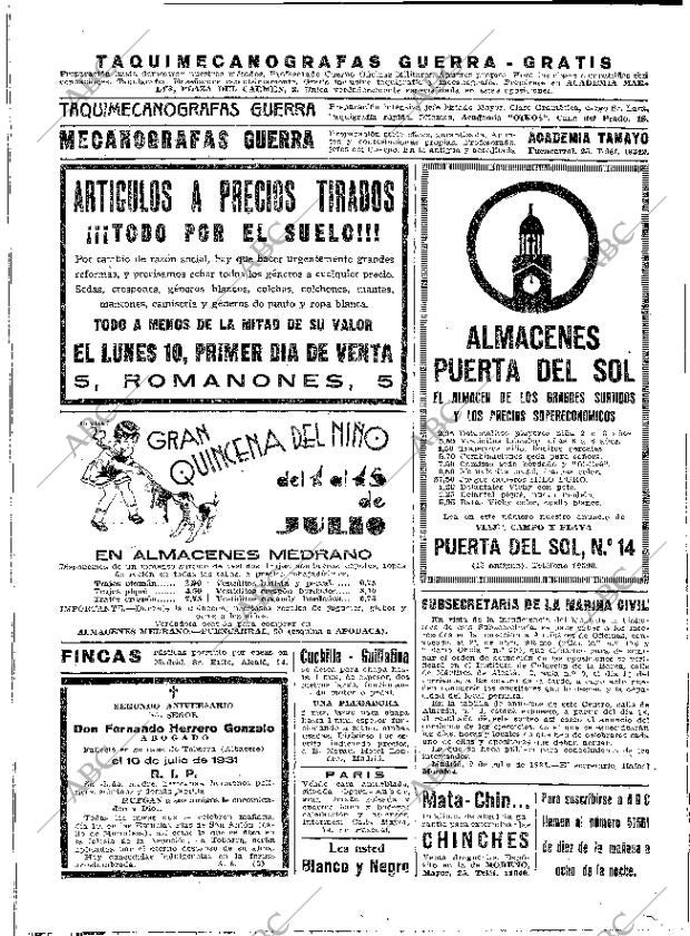 ABC MADRID 09-07-1933 página 60