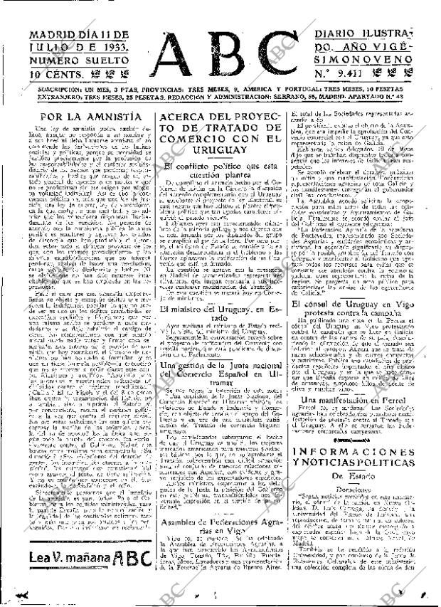 ABC MADRID 11-07-1933 página 15