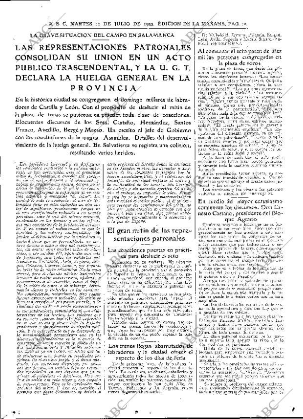 ABC MADRID 11-07-1933 página 19