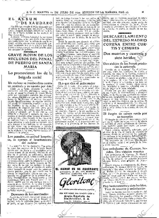 ABC MADRID 11-07-1933 página 27