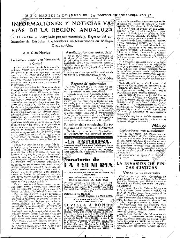 ABC SEVILLA 11-07-1933 página 31