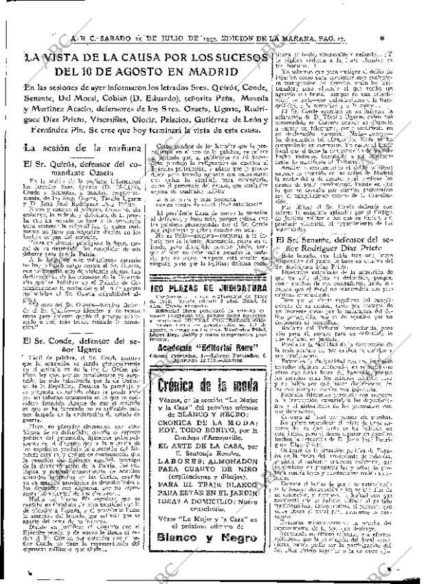 ABC MADRID 15-07-1933 página 17