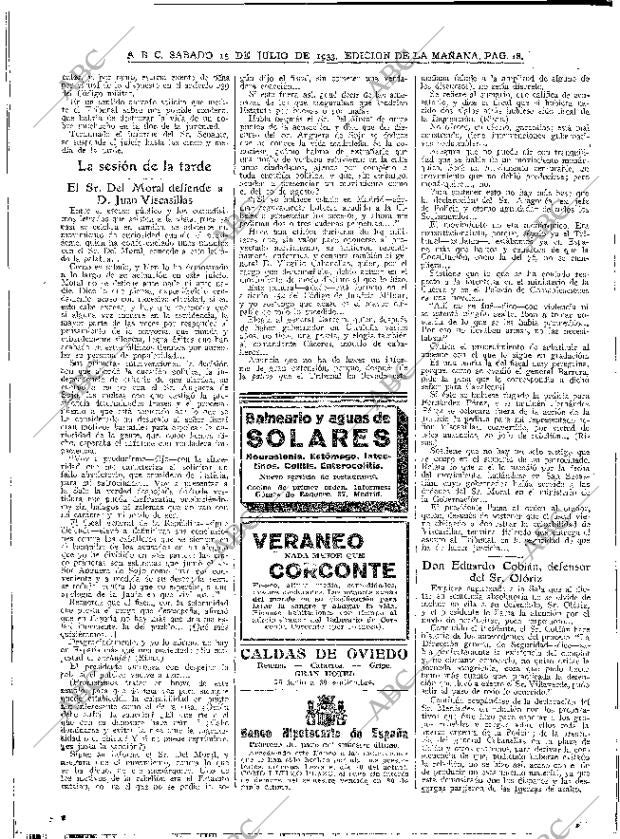 ABC MADRID 15-07-1933 página 18