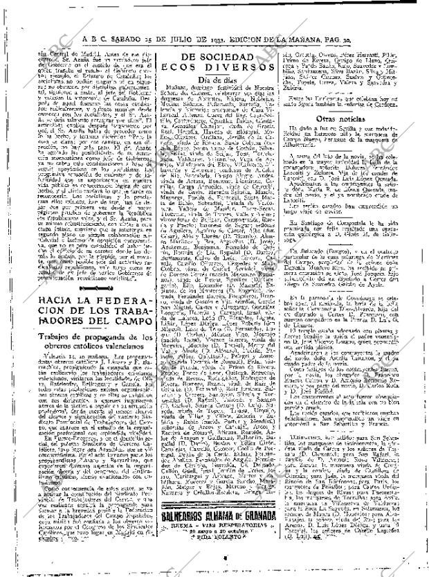 ABC MADRID 15-07-1933 página 30