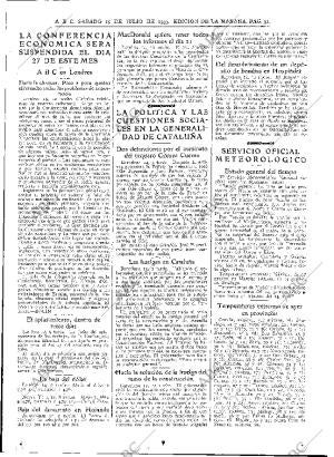 ABC MADRID 15-07-1933 página 31