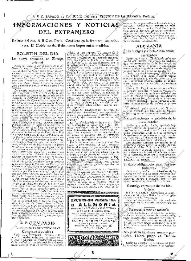 ABC MADRID 15-07-1933 página 33
