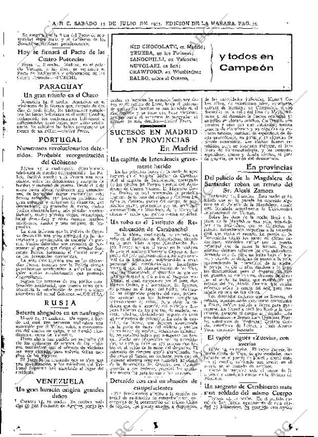 ABC MADRID 15-07-1933 página 35