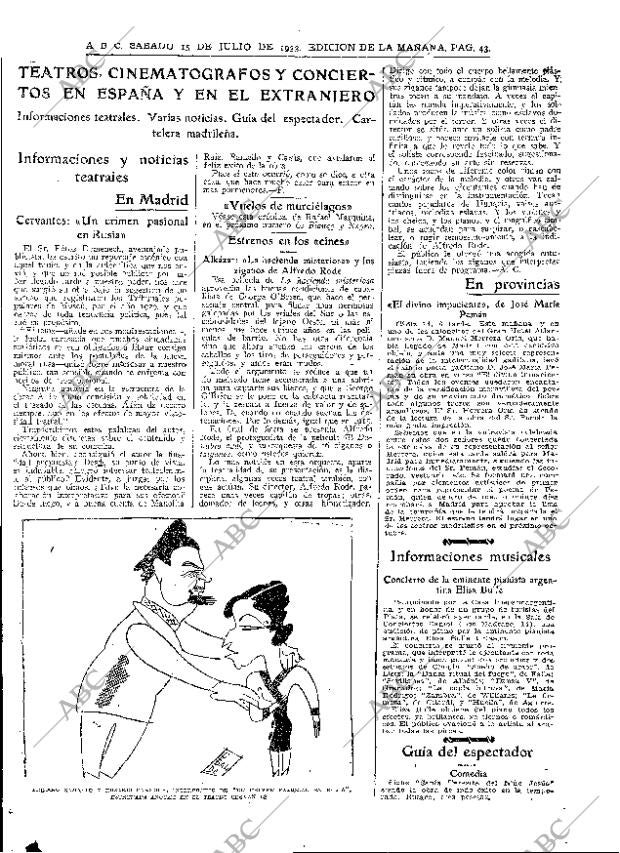 ABC MADRID 15-07-1933 página 43