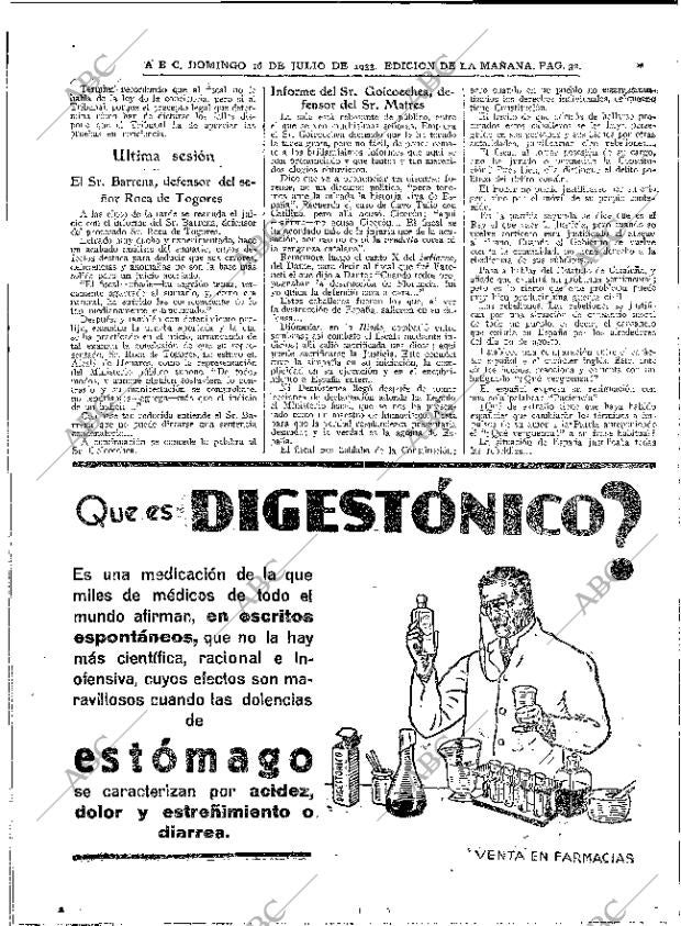 ABC MADRID 16-07-1933 página 32