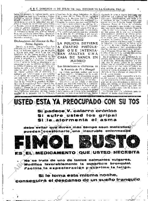 ABC MADRID 16-07-1933 página 36