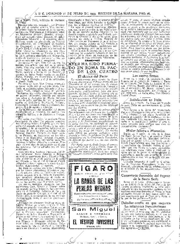 ABC MADRID 16-07-1933 página 38