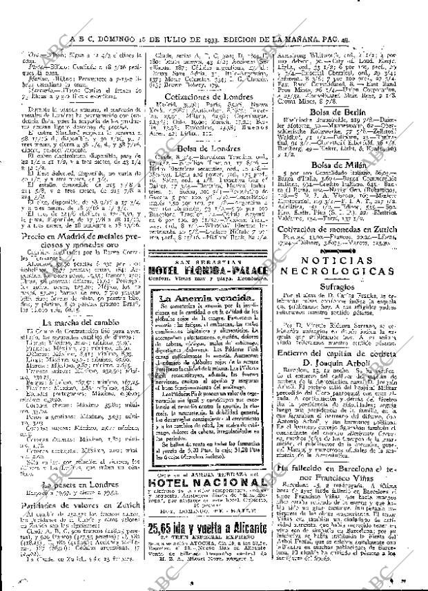 ABC MADRID 16-07-1933 página 49