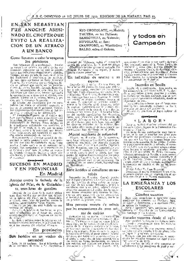 ABC MADRID 16-07-1933 página 51
