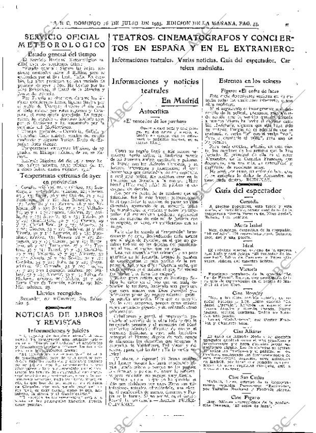 ABC MADRID 16-07-1933 página 53