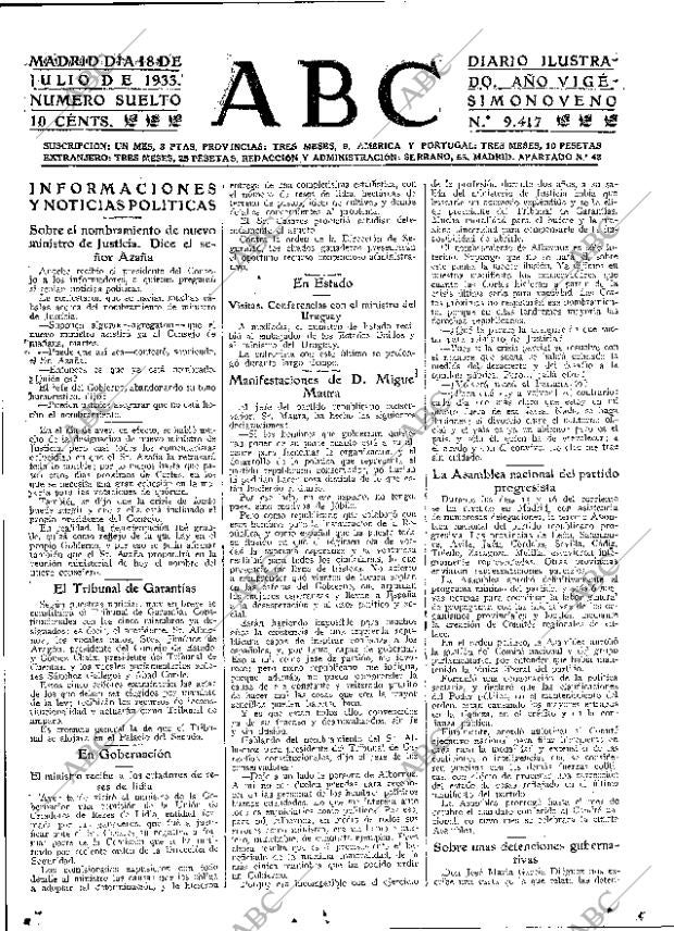 ABC MADRID 18-07-1933 página 15