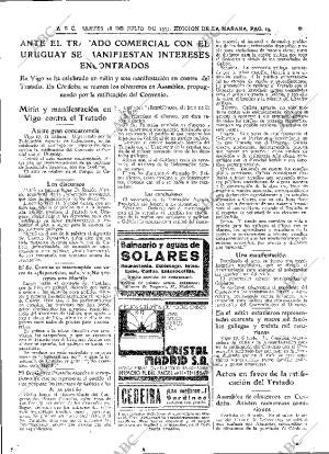 ABC MADRID 18-07-1933 página 19