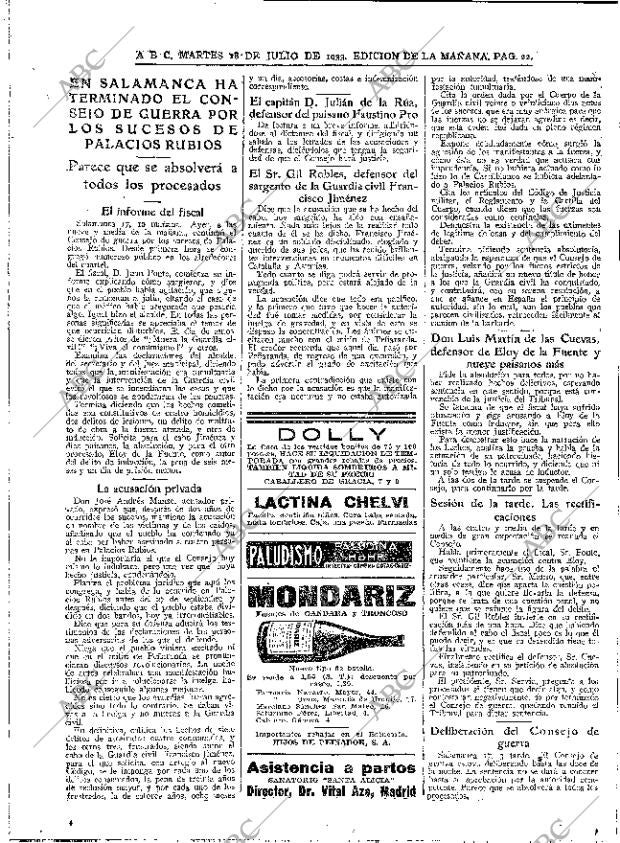 ABC MADRID 18-07-1933 página 22