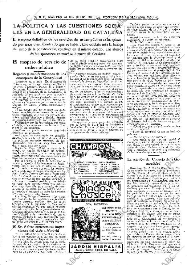 ABC MADRID 18-07-1933 página 27