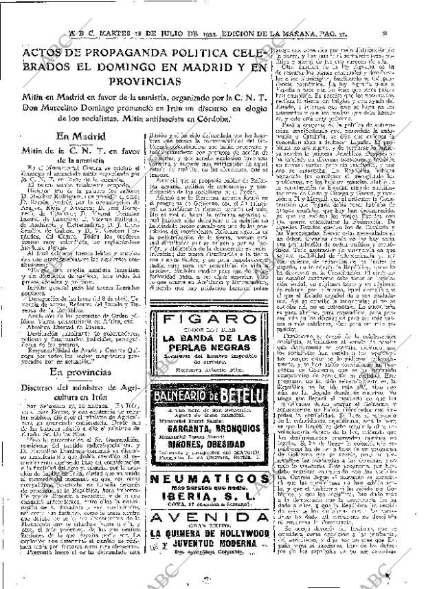ABC MADRID 18-07-1933 página 31