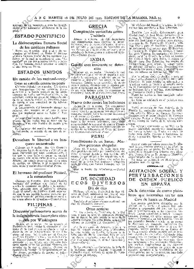 ABC MADRID 18-07-1933 página 35