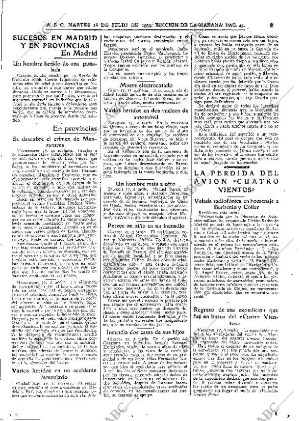ABC MADRID 18-07-1933 página 43