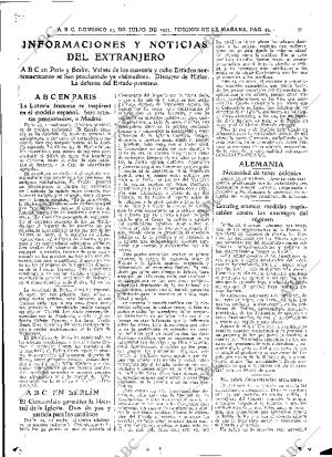 ABC MADRID 23-07-1933 página 43