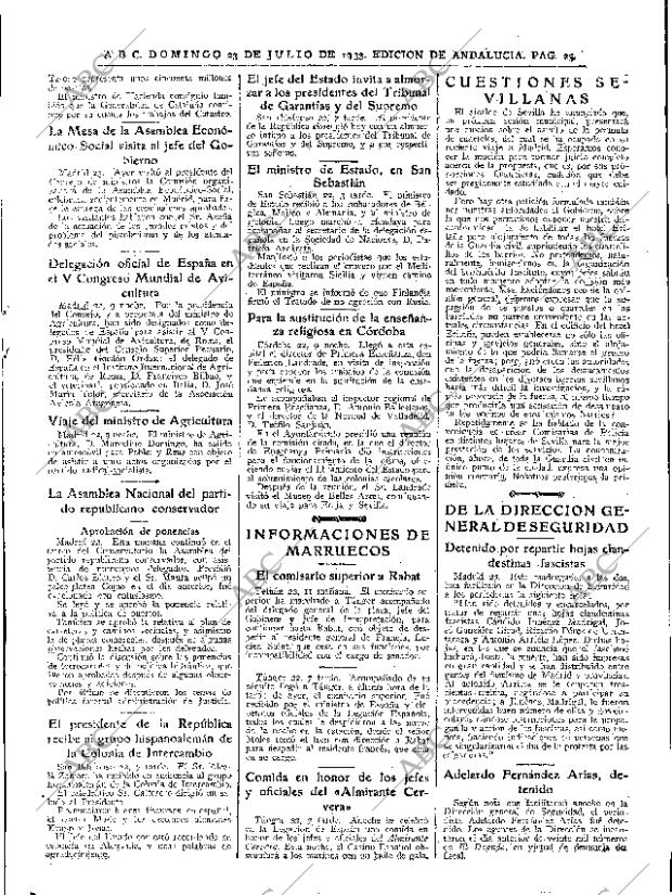 ABC SEVILLA 23-07-1933 página 23