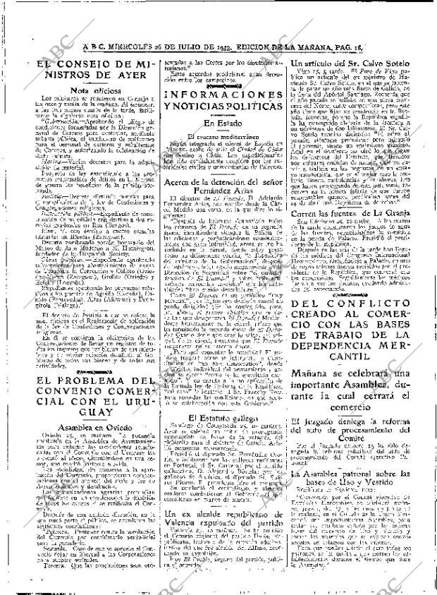 ABC MADRID 26-07-1933 página 18