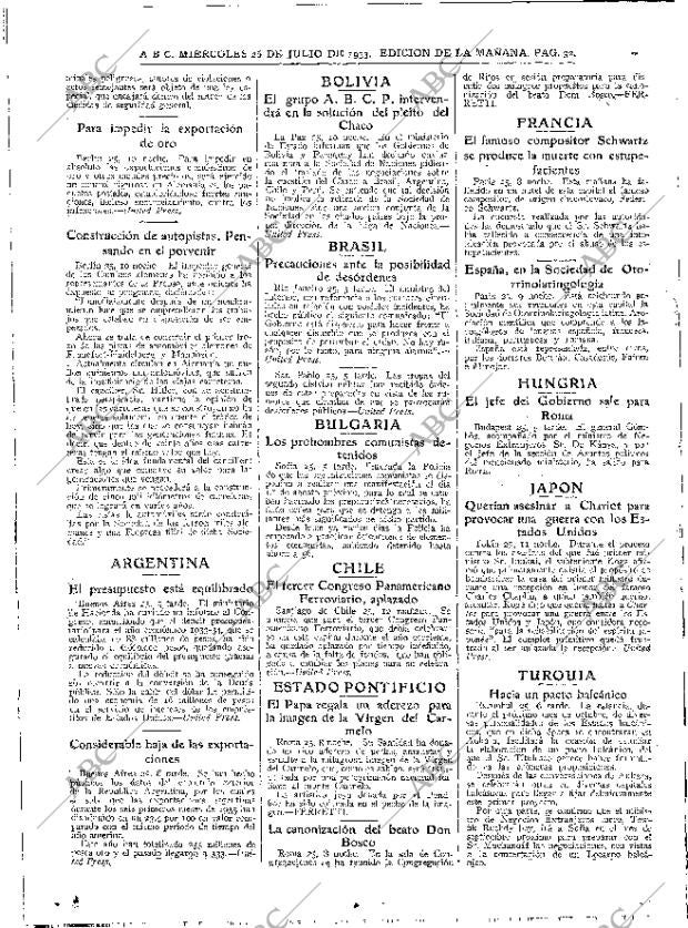 ABC MADRID 26-07-1933 página 32