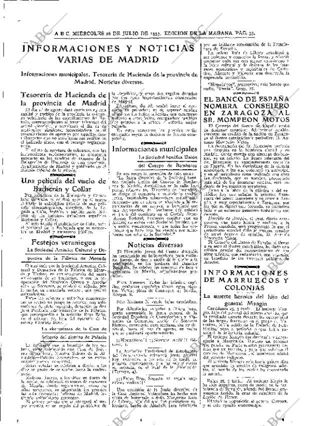 ABC MADRID 26-07-1933 página 35
