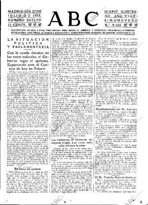 ABC MADRID 27-07-1933 página 15
