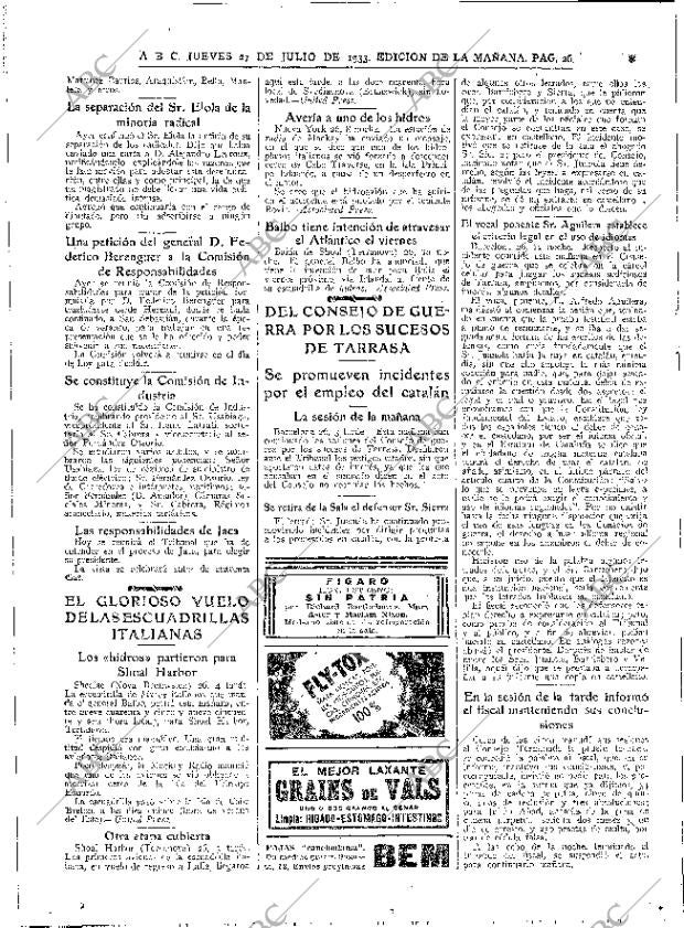 ABC MADRID 27-07-1933 página 26