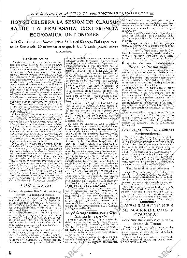 ABC MADRID 27-07-1933 página 33