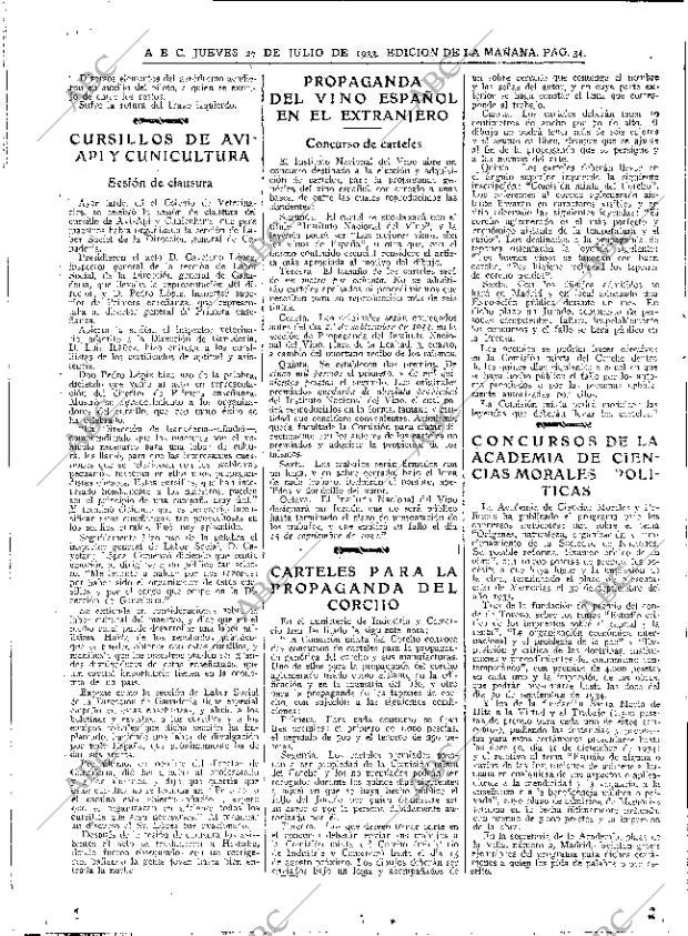 ABC MADRID 27-07-1933 página 34