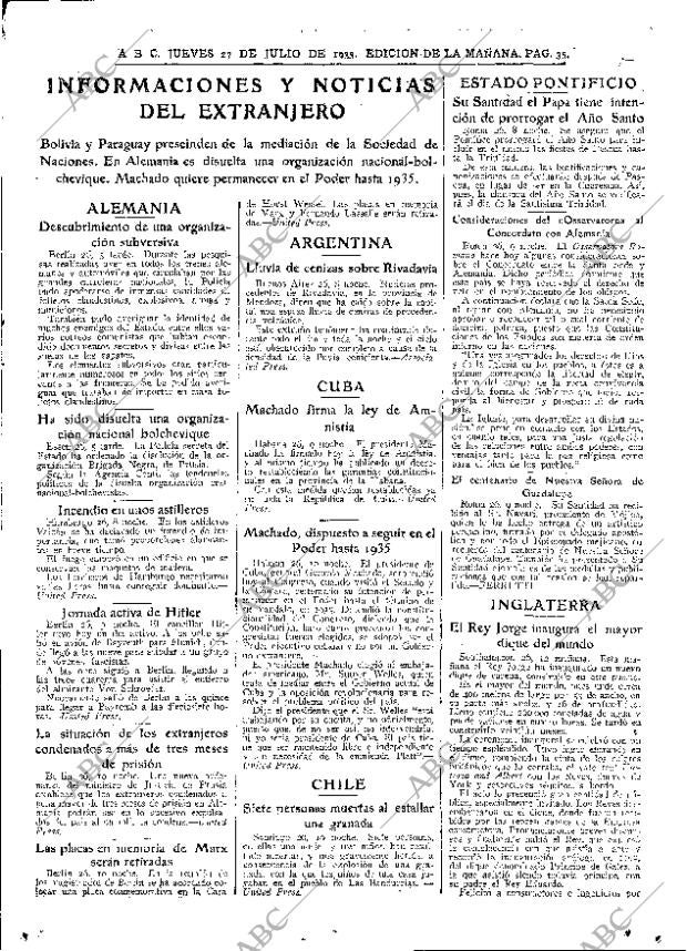 ABC MADRID 27-07-1933 página 35