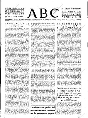 ABC SEVILLA 27-07-1933 página 15