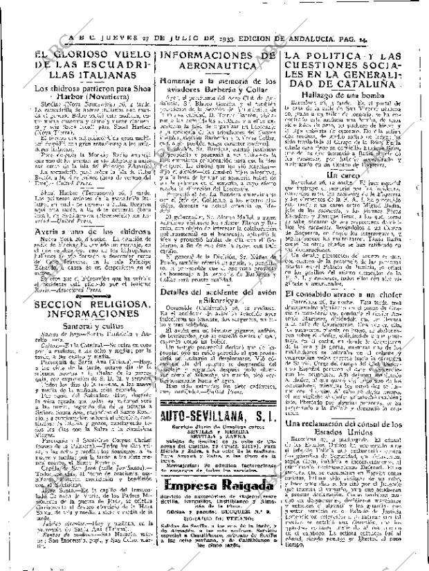 ABC SEVILLA 27-07-1933 página 24