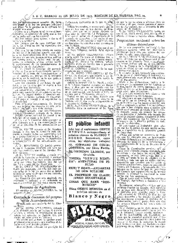 ABC MADRID 29-07-1933 página 24