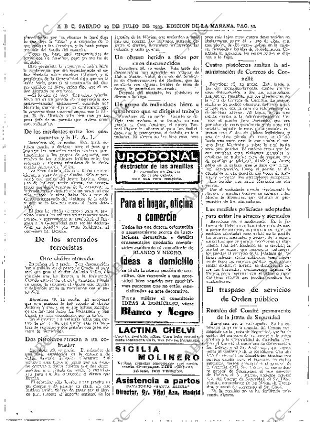 ABC MADRID 29-07-1933 página 30