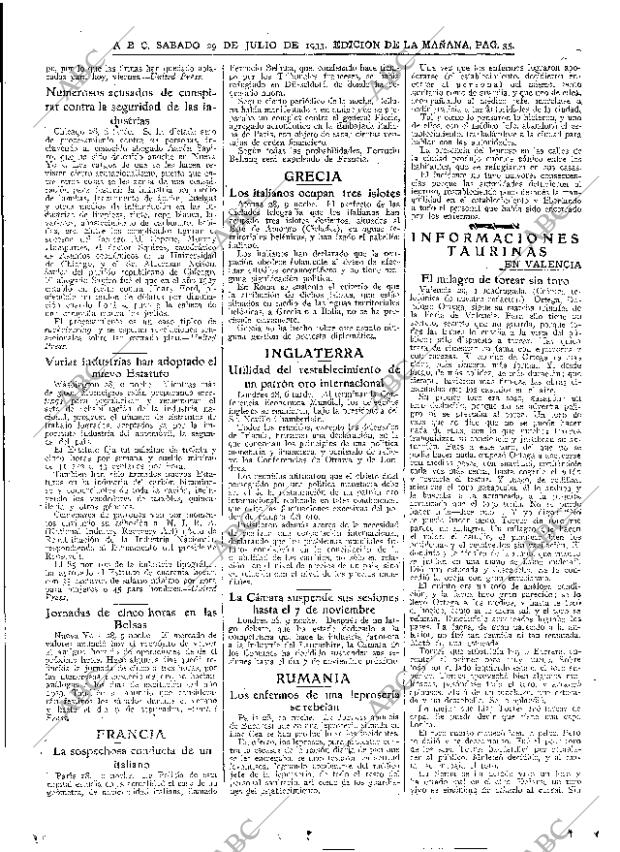 ABC MADRID 29-07-1933 página 35