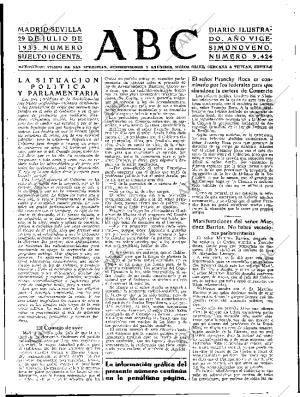ABC SEVILLA 29-07-1933 página 15