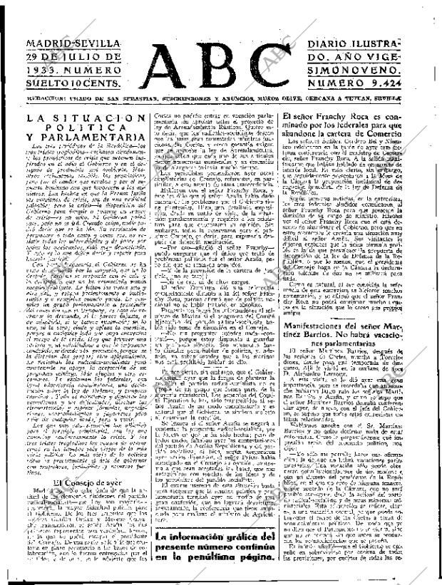 ABC SEVILLA 29-07-1933 página 15