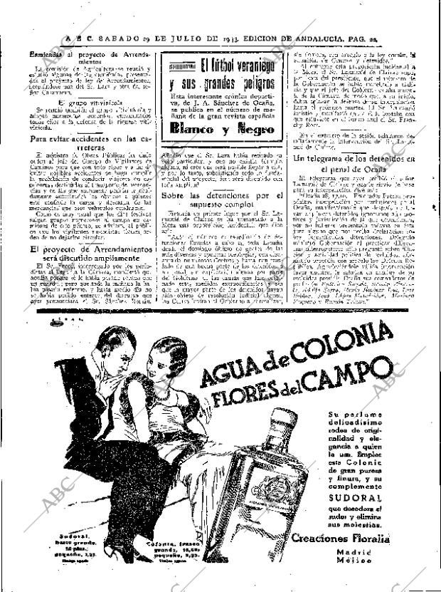 ABC SEVILLA 29-07-1933 página 22