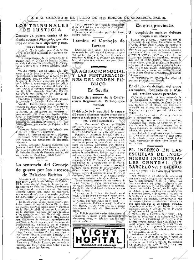 ABC SEVILLA 29-07-1933 página 24