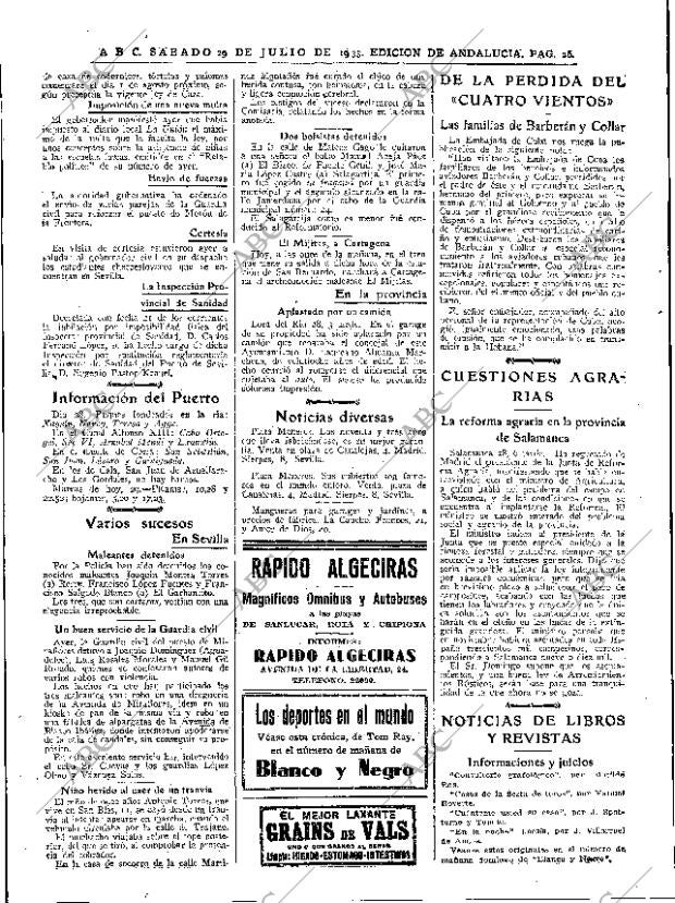ABC SEVILLA 29-07-1933 página 26