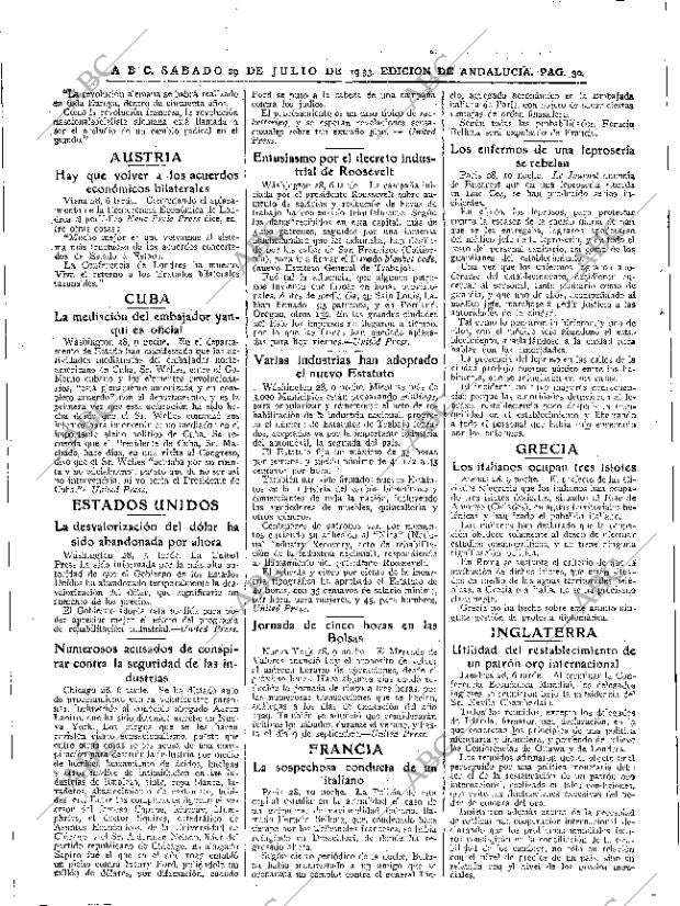 ABC SEVILLA 29-07-1933 página 30