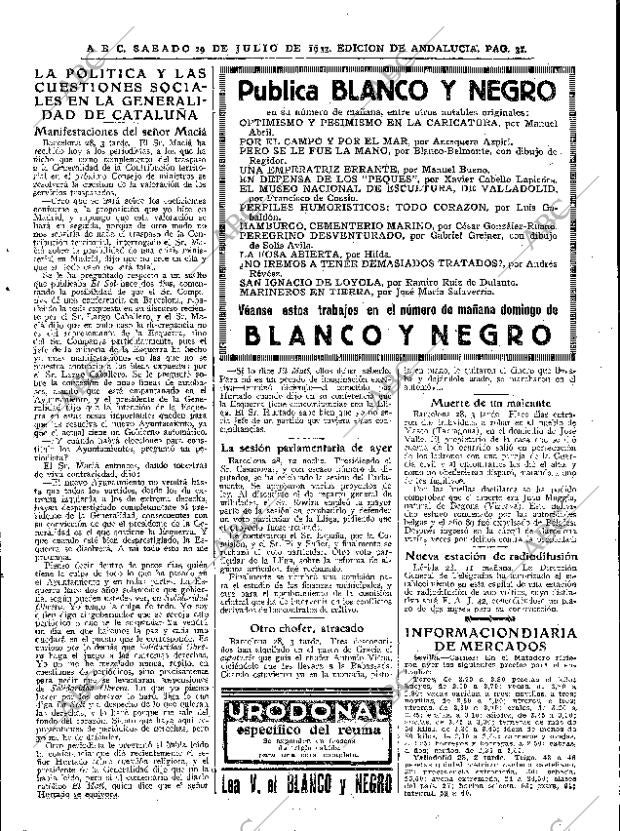 ABC SEVILLA 29-07-1933 página 31