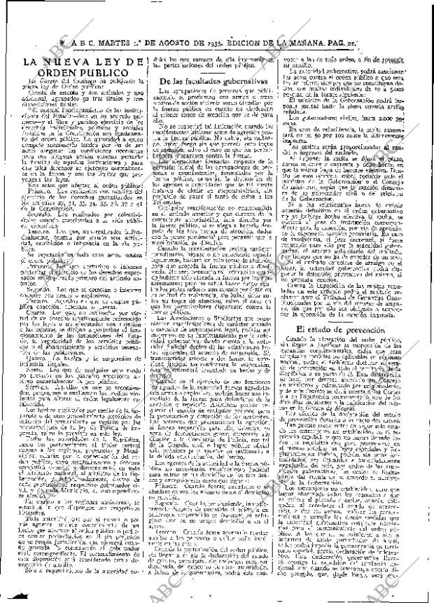 ABC MADRID 01-08-1933 página 21
