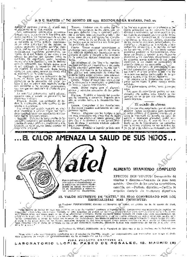 ABC MADRID 01-08-1933 página 22